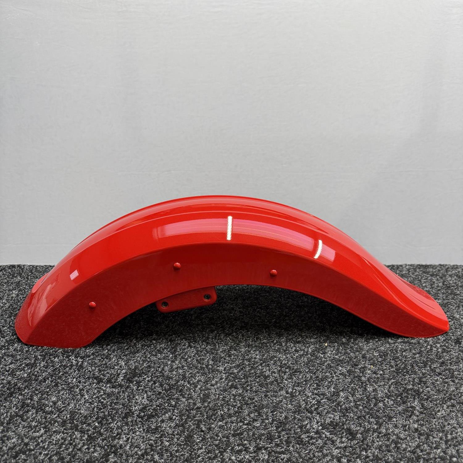 Indian Scout front fender / mudguard in slingshot red